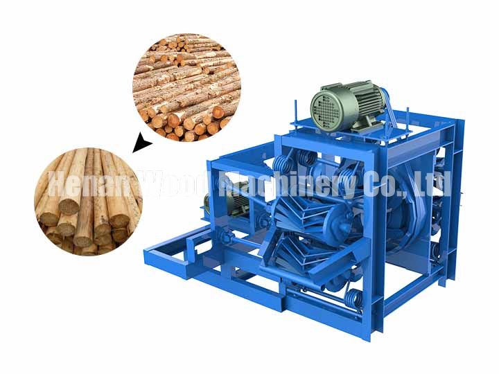 Log Peeling Machine, Tree Lumber Debarking Machine