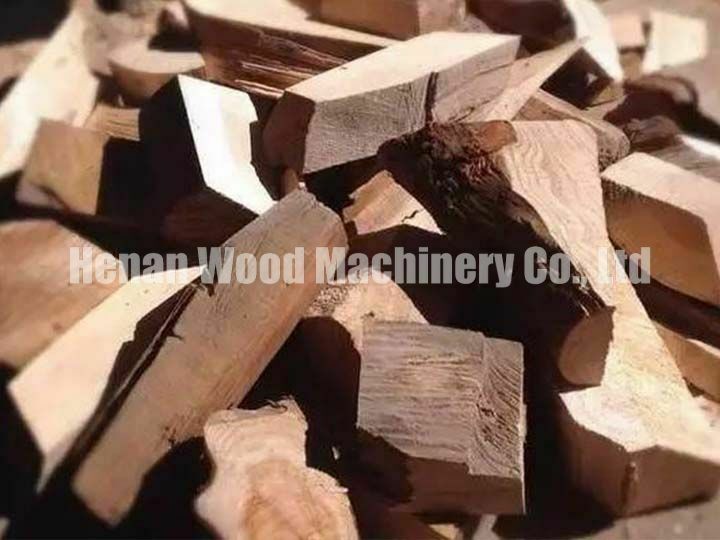 Waste wood blocks