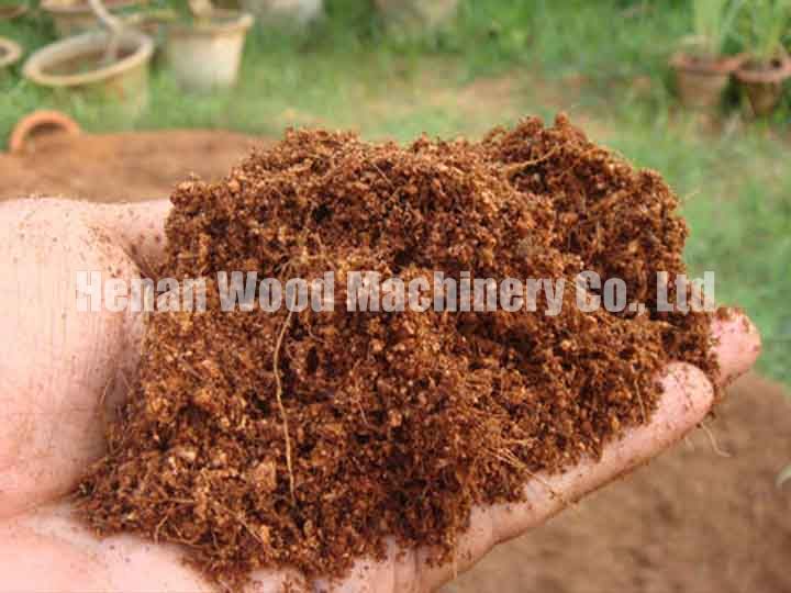 Nutrient soil with coconut shell powder