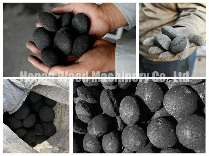 Compressed charcoal balls